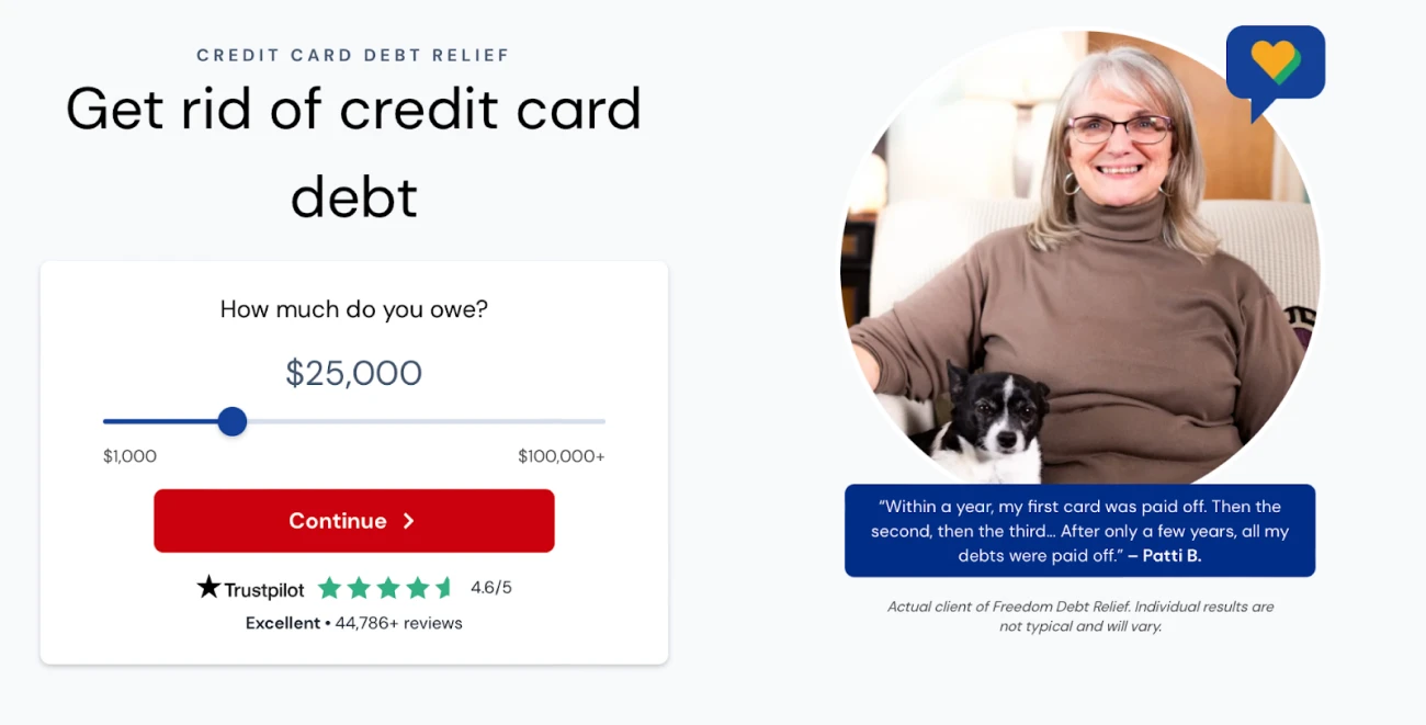 Get rid of credit card debt