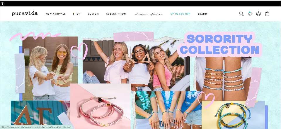 Top 20 Most Successful Shopify Dropshipping Stores:Pura Vida Bracelets