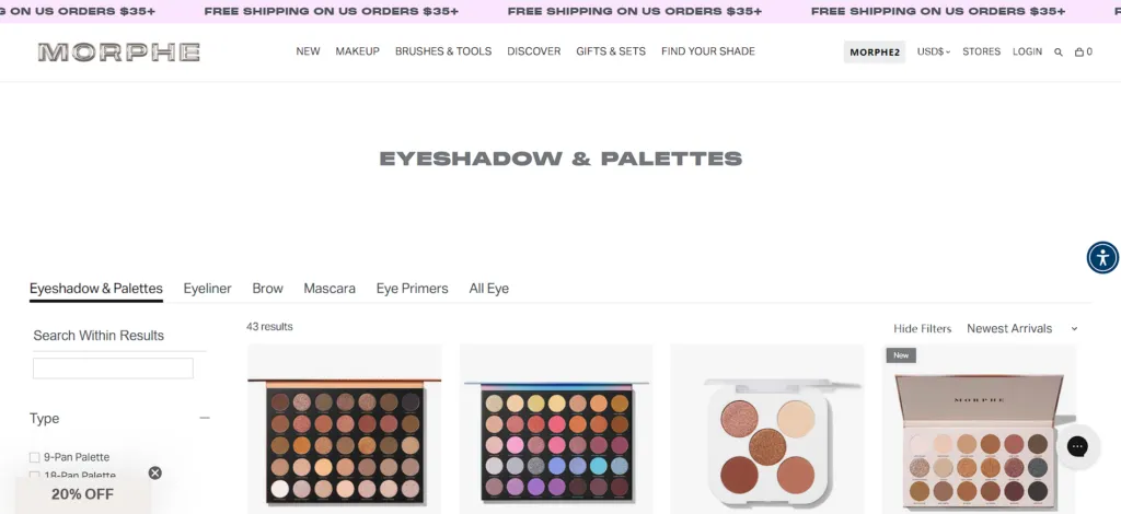 Top 20 Most Successful Shopify Dropshipping Stores:Morphe